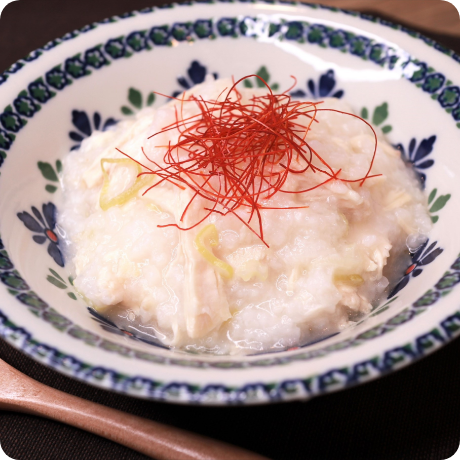 まな板・包丁不要！サムゲタン風おかゆ
