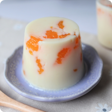 さっぱり食べやすい！ミルクのフルーツ寒天