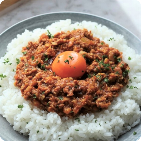 きのこもりもり！スパイシーキーマカレー