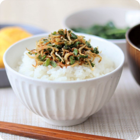 ご飯が進む！ピーマンのちりめん炒め