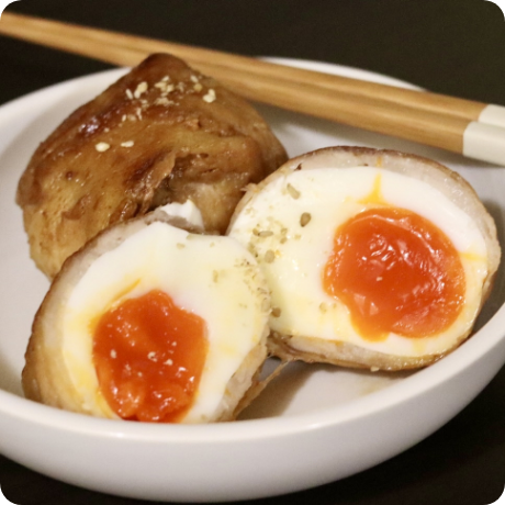 お弁当のおかずにも！肉巻きゆで卵