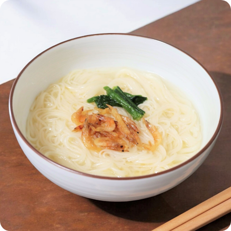 干しエビのだしが香る！おなか労わるにゅうめんの画像