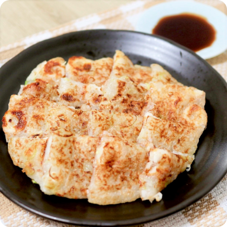 カリッともっちり！長芋とちくわの簡単お焼きの画像