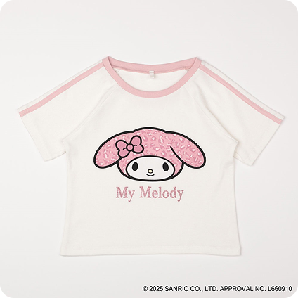 テレコリブTシャツ マイメロディ