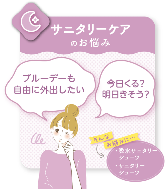 サニタリーケアのお悩み