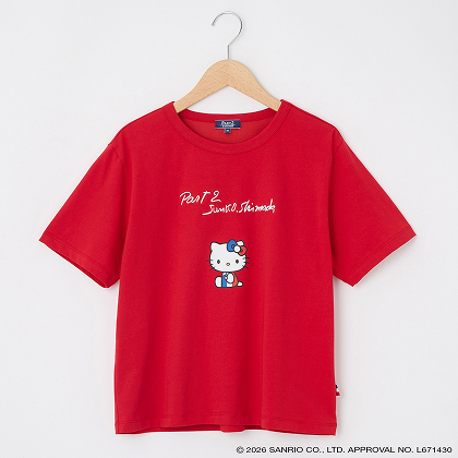 ハロ－キティトリコロ－ルプリントＴシャツ
