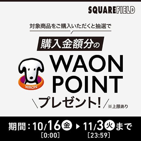 スクエアフィールド WAONPOINTプレゼント