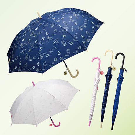 ピンクラテ 晴雨兼用 長傘