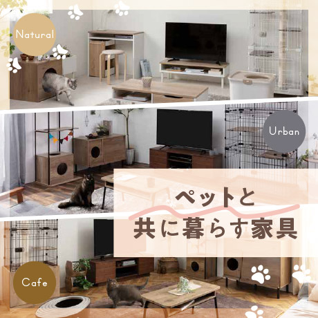 Urban ペットと共に暮らすお部屋づくり