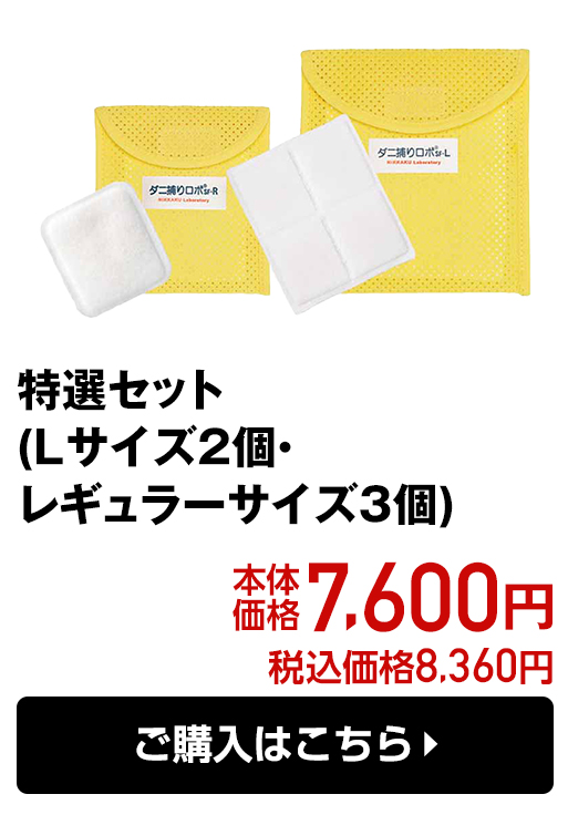 特選セット (Lサイズ2個・レギュラーサイズ3個) 本体価格7,600円 税込価格8,360円 ご購入はこちら