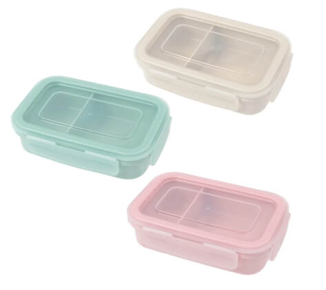 洗いやすい4点ロック弁当箱 画像