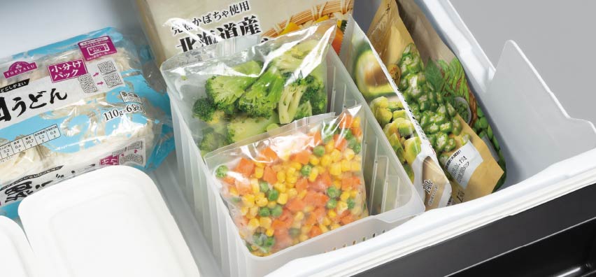 冷凍庫整理ボックスの画像