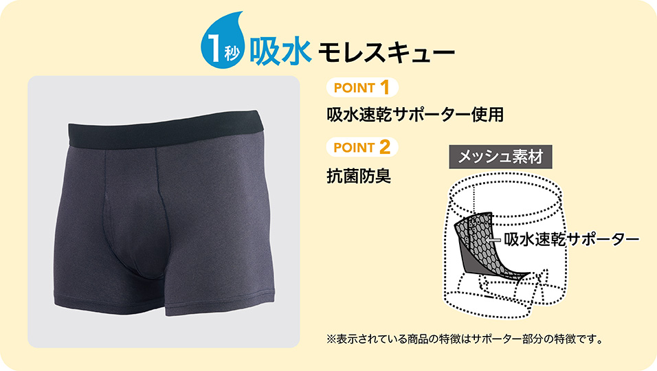 1秒吸水