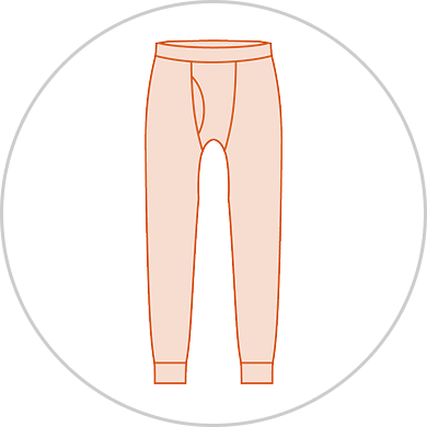 前あきレギンス