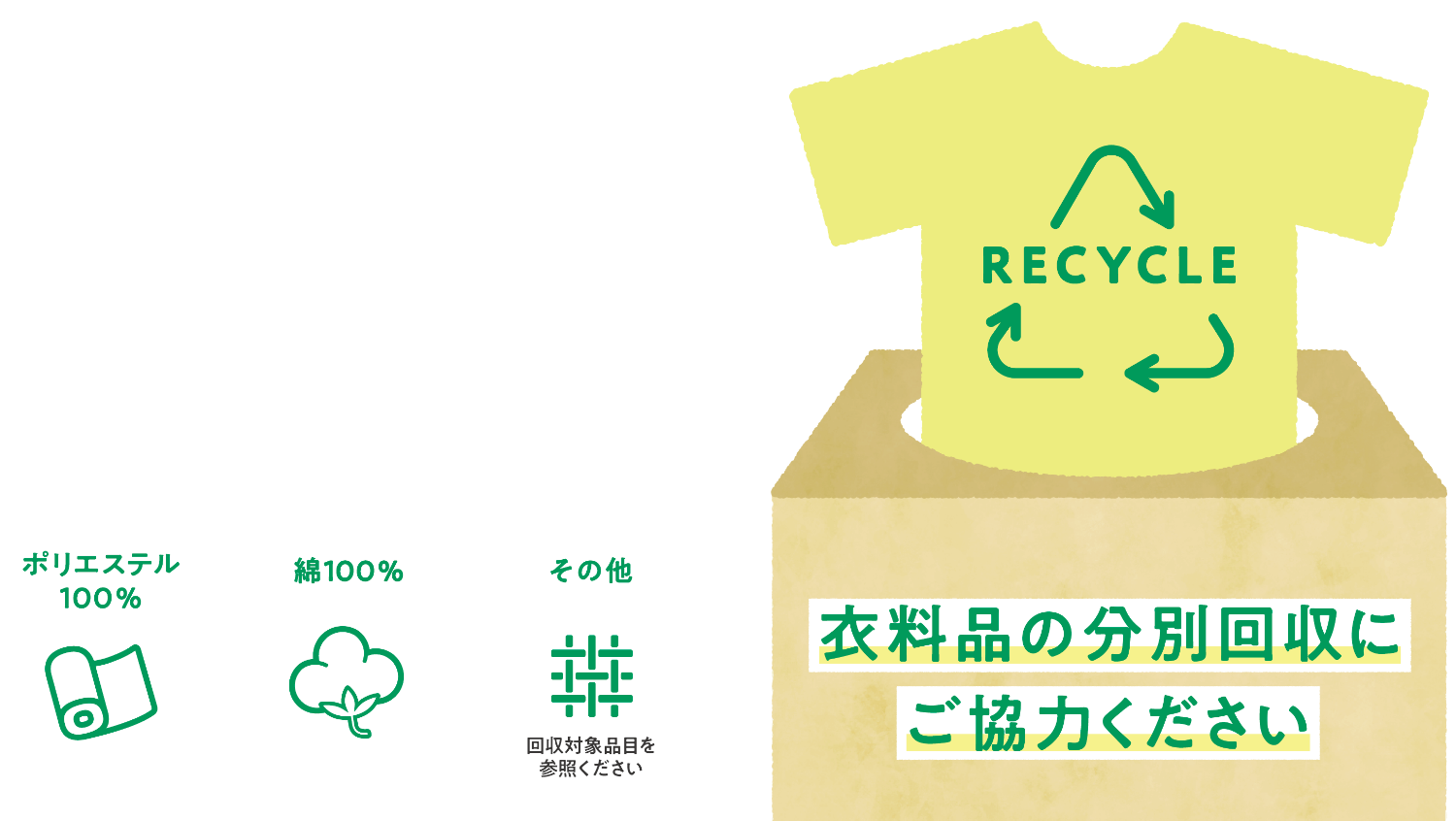 着ない服も大切な資源です