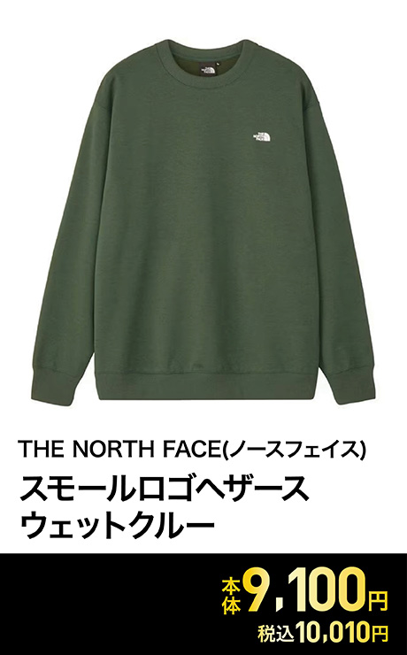 THE NORTH FACE(ノースフェイス) スモールロゴヘザースウェットクルー