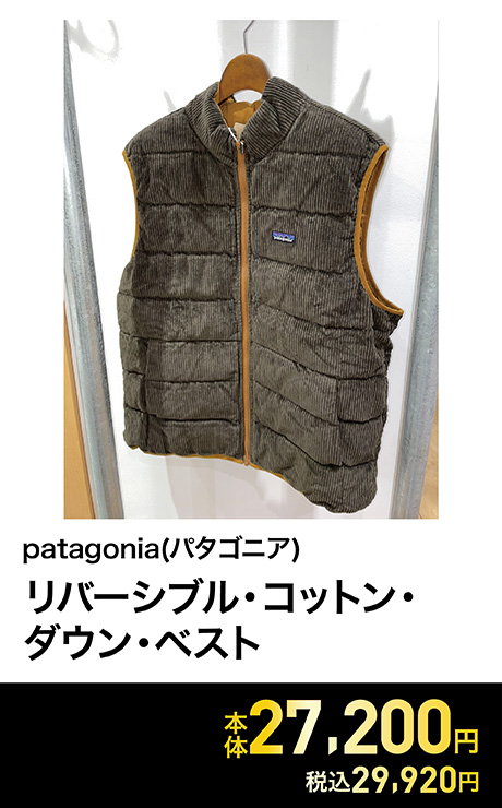 Patagonia(パタゴニア) リバーシブル・コットン・ダウン・ベスト