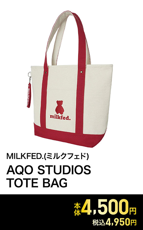 MILKFED.(ミルクフェド) AQO STUDIOS TOTE BAG<06 V従販>