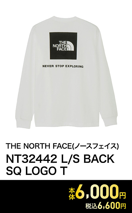 THE NORTH FACE(ノースフェイス) NT32442 L/S BACK SQ LOGO T