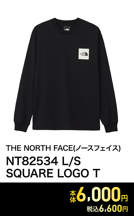 THE NORTH FACE(ノースフェイス) NT82534 L/S SQUARE LOGO T