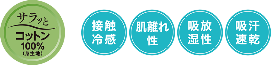強力接触冷感