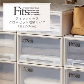 フィッツケースクローゼット収納サイズの画像
