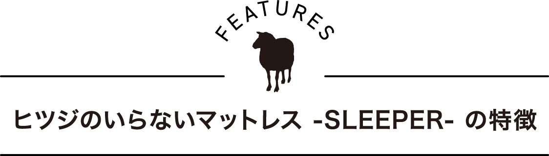 ヒツジのいらないマットレス SLEEPERの特徴