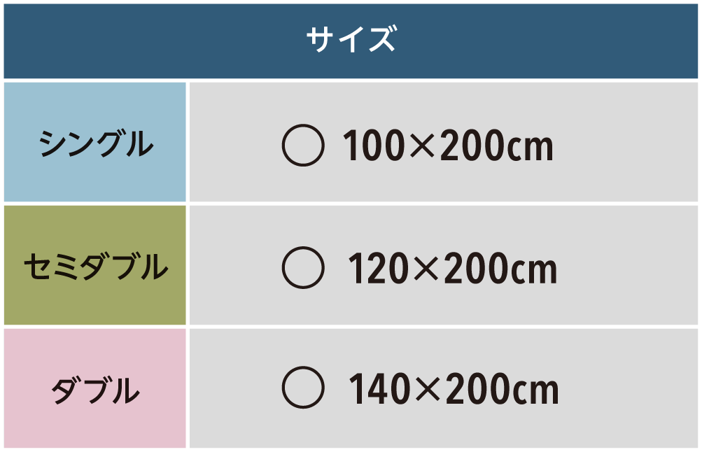 サイズ表