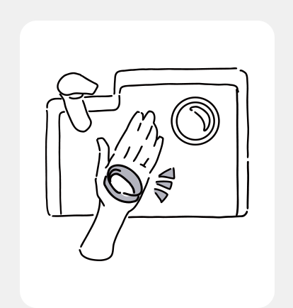 無くしたと思っていたパッキンが流しから見つかった