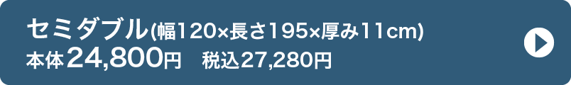 セミダブル(幅120×長さ195×厚み11cm) 本体24,800円　税込27,280円