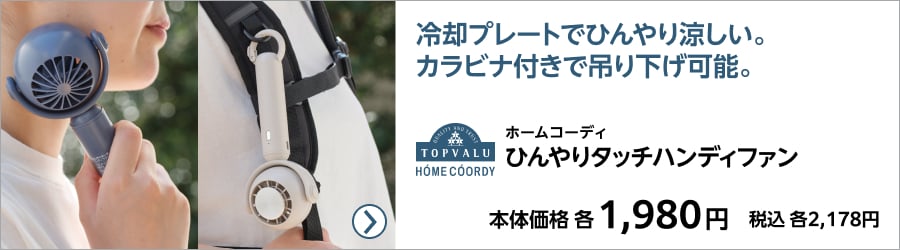 ホームコーディ ひんやりタッチハンディファン