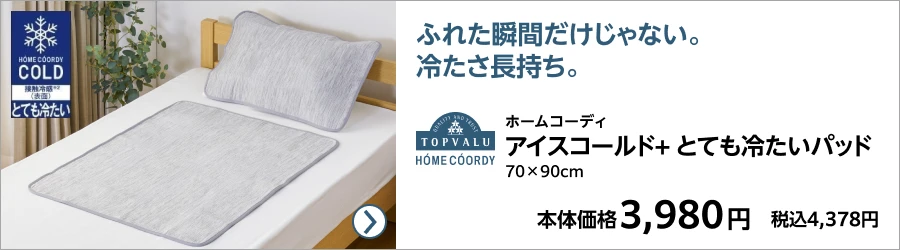 ホームコーディ アイスコールド＋ とても冷たいパッド 70×90cm