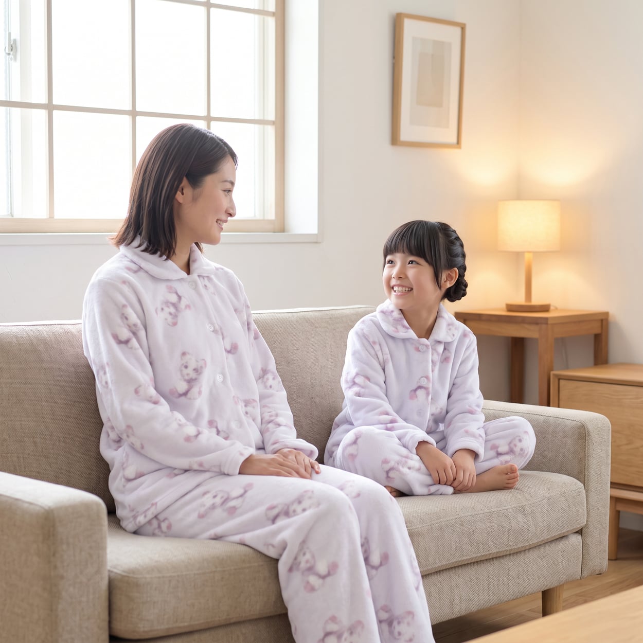 ホワイトタイガーパジャマ着用画像