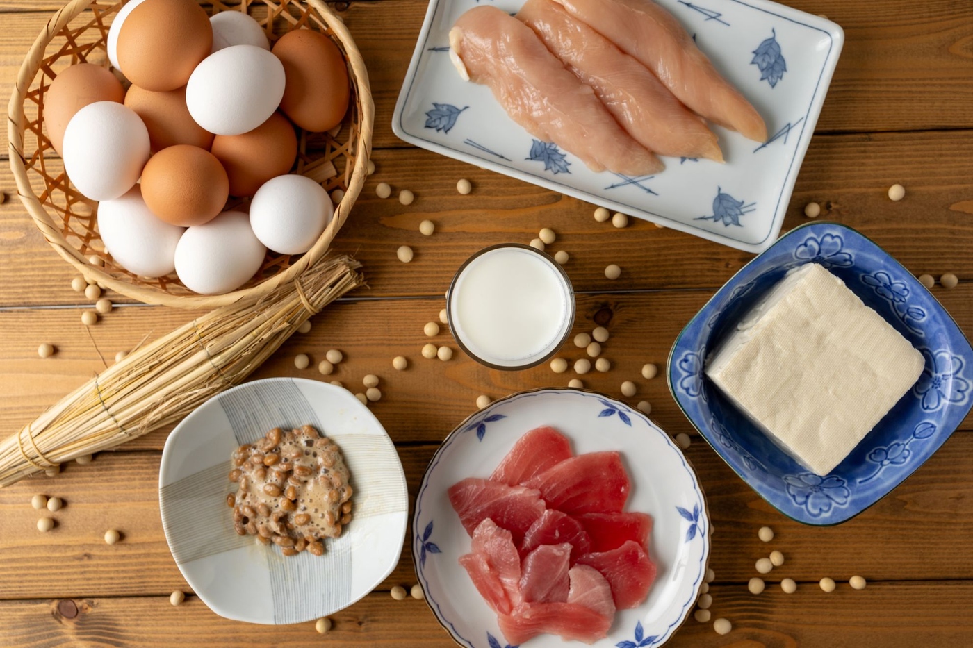タンパク質を多く含む食品一覧