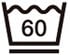 液温は、60℃を限度とし、洗濯機で弱い洗濯処理ができる