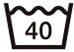 液温は、40℃を限度とし、洗濯機で通常の洗濯処理ができる