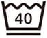 液温は、40℃を限度とし、洗濯機で弱い洗濯処理ができる
