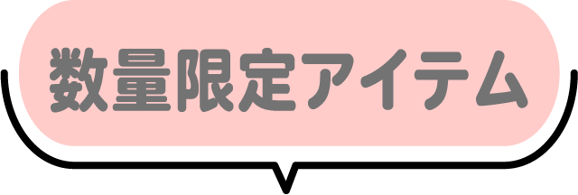 数量限定アイテム