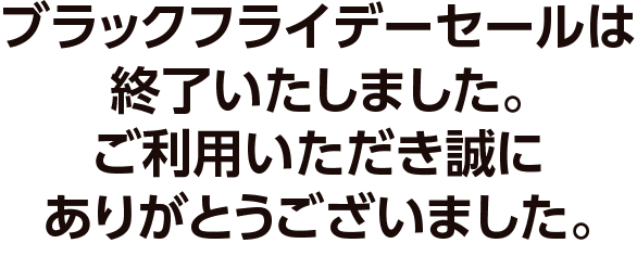 2025年のブラックフライデーは終了しました
