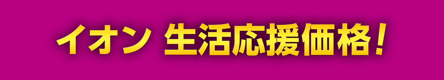 イオン 生活応援価格!