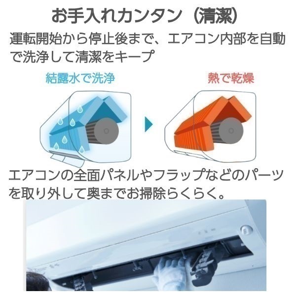 三菱 「フィルター自動掃除・センサー付」エアコン 霧ヶ峰 R