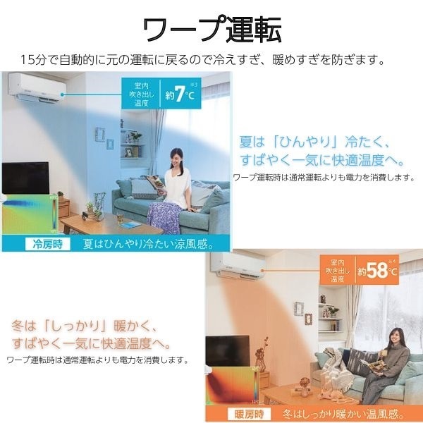 三菱重工 ビーバーエアコン SRK-T-W【2.2～2.8kW】 | イオンスタイル