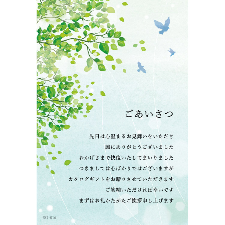 快気内祝(フォーマル)