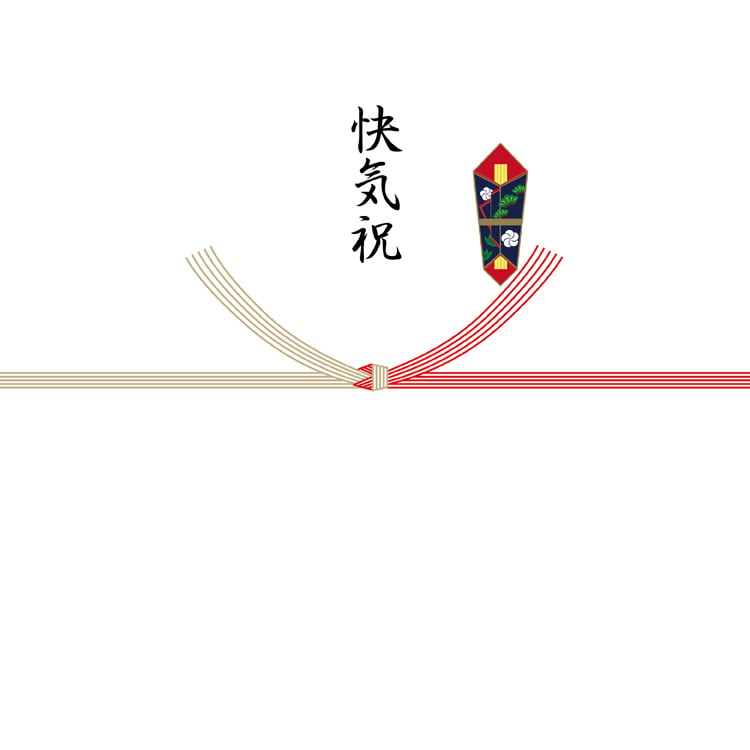 快気祝（結び切り/紅白5本）