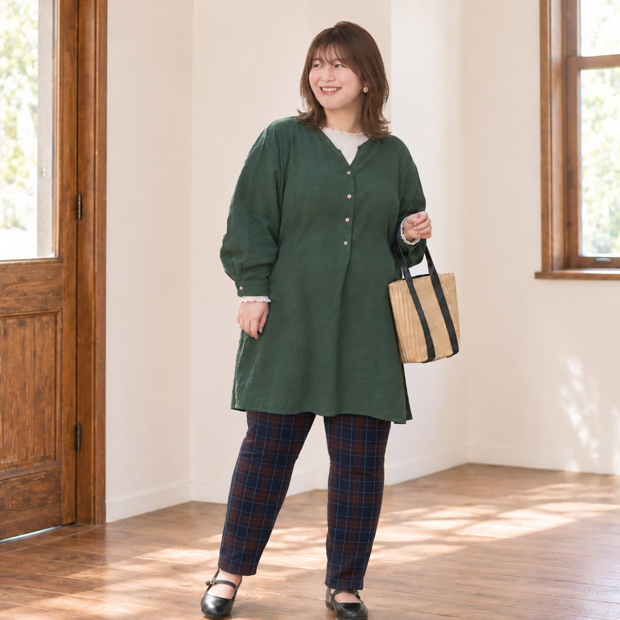 股ずれ軽減シャギーレギンス レディース 大きいサイズ noannu