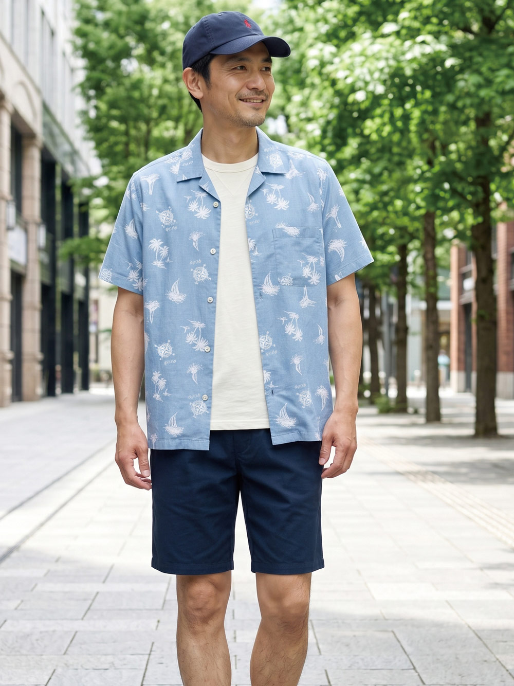 POLO BRITISH COUNTRY SPIRIT（POLO BCS）裏使いプリントシャツ