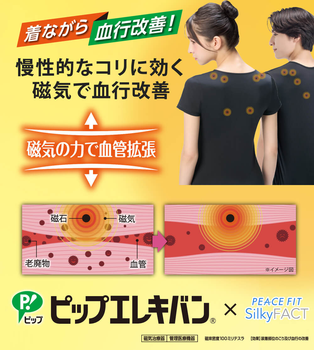 ilkyFACT×ピップエレキバン