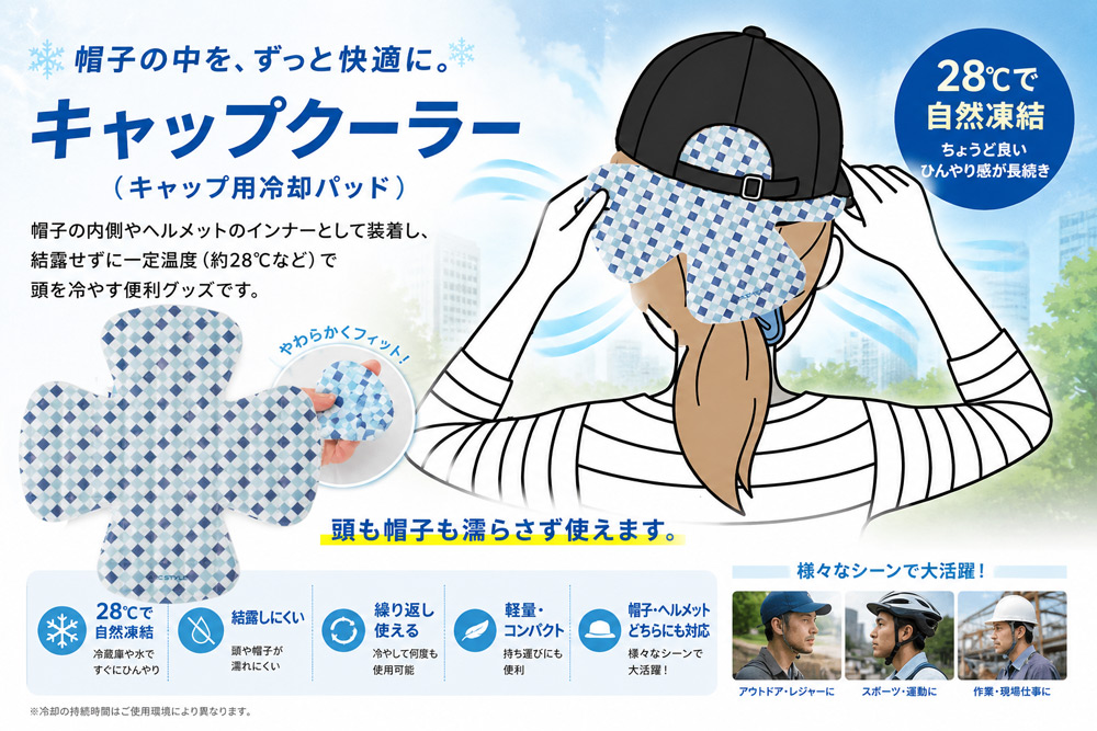 キャップクーラー使用イメージ